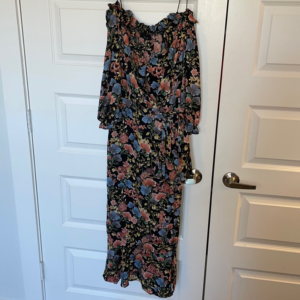 Off the shoulder floral dress